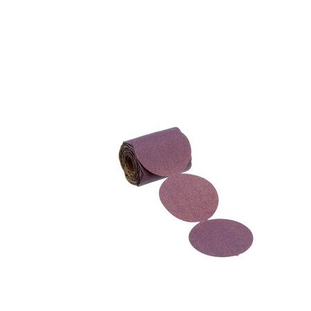 3M Cubitron Ii Stikit Paper Disc Roll 732U, 120+ C-Weight, 3-1/2 In X Nh, Die 350Hh, 100 Discs Per Roll 7100081363